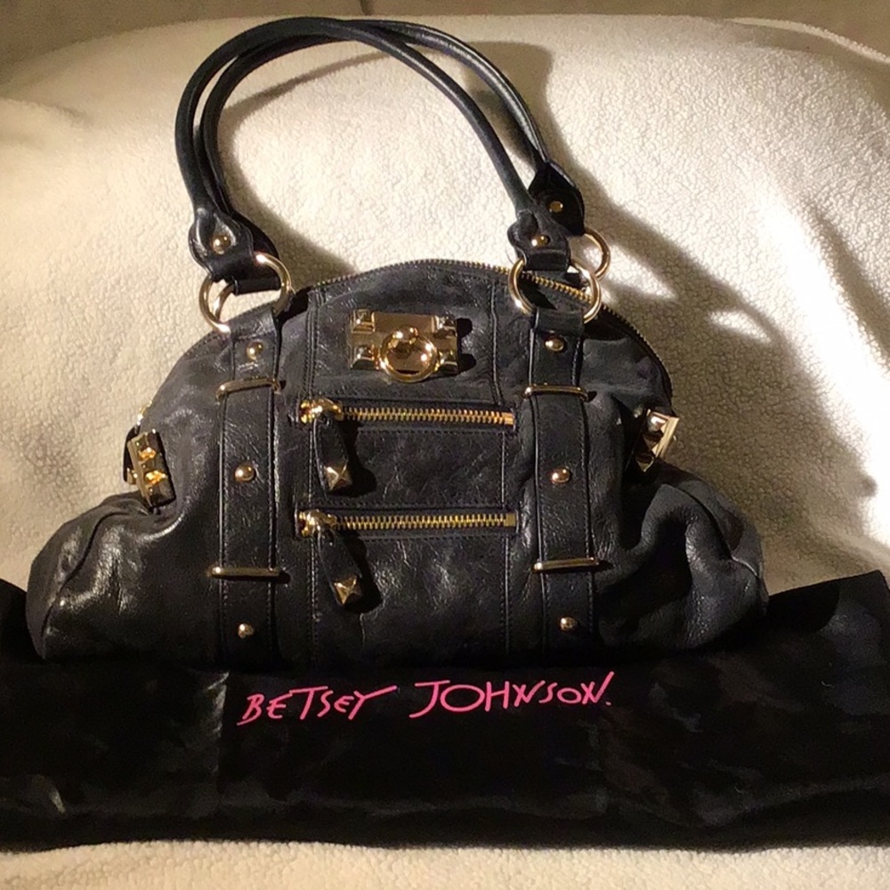 Betsey Johnson London Calling Handbg
